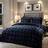Soiree Brighton Square Duvet Cover Blue