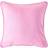 Homescapes Cotton Plain Cushion Cover Pink