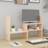 vidaXL Skærmholder 39-72 x 17 x 43 cm Massivt Fyrretræ TV-bord