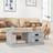 vidaXL 90x50x35 konstrueret Sofabord