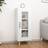 vidaXL White 34.5x34x90 Engineered Wood White Sideboard