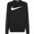 Nike Sportswear Repeat Men's Fleece Sweatshirt - Black/Black/White