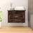 vidaXL smoked oak Bedside Table