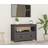 vidaXL Grey Solid Wood Pine TV Bench