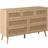 Birlea Croxley Brown Chest of Drawer 120x80cm