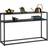 Relaxdays Slim Side Black Console Table 30x110cm