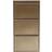 Kare Design Caruso Cabinet 3-Door Bronze Shoe Rack