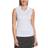 Callaway Sleeveless Essential Solid Knit Polo Brilliant White Women's Clothing White Women's 14-16