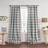 Elrene Home Fashions Buffalo rutigt mörkläggningsfönster 132.08x213.36cm