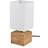 Reality Leuchten Woody Med Træfod 12 cm x 12 cm Bordlampe