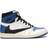 Jordan Air 1 Retro High x Fragment Design - Sail Black/Military Blue