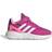 Adidas Elastic Lace Top Strap Shoes - Lucid Fuchsia/Cloud White/Cloud White