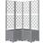 vidaXL light grey, 80 Garden Planter with Trellis PP Raised Bed