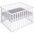 Roba Playpen 75 x 100 cm hvid stil grå 75x100 cm