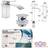 Cornat SAZ619 Single-Lever Washbasin Mixer Silver