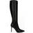 Veronica Beard Lisa Leather Tall Boot Wide-Calf - Black