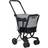 Playmarket Shopping Cart Foldable With Wheels - Black/Grey