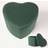 Homescapes Arundel Heart-Shaped Velvet Footstool Pouffe