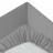 Atmosphera Grey Fitted Bottom 90 x 190 cm Bed Sheet Grey (90x90cm)