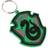 Harry Potter Slytherin Rubber Keyring - Medium Shade/Green/Green/Black