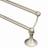Moen Lounge Collection Brushed Nickel 24 Inch Double Towel Bar