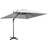 OutSunny 2.7 2.7 m Cantilever Parasol Garden Umbrella Cross Base