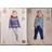 King Cole 5879 4ply Pattern Girls Sweater & Cardigan