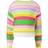 Monnalisa Striped Cotton Pullover Multicolor