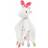 Fehn Aiko & Yuki cuddly blanket unicorn 30 cm white