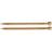 Clover Takumi Bamboo Single Point Knitting Needles 9"-Size 1/2.25mm