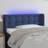 vidaXL LED-lys stof Sengegavl