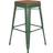 Flash Furniture Kai Commercial Grade Green Bar Stool 30.8"