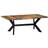 vidaXL Stylish Wooden Dining Table 100x200cm