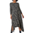 Roman Petite Tie Dye Jersey Midi Dress - Mink