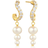 Sif Jakobs Ponza Lungo Earrings - Gold/Transparent/Pearls