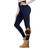 NexiEpoch Fleece Lined Leggings Women - Navy Blue