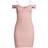 Bebe Off-The-Shoulder Sheath Dress - Pink