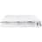 Temprakon Downtopper Zone U-Split Rullemadras Hvid (200x180cm)