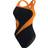 TYR Women's Maxfit T-Splice Swimsuit - Black/Orange