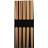 Joyce Chen Reusable Burnished Bamboo Set 5 Pair Chopsticks