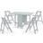 Julian Bowen Savoy Dining Set 80x120cm 5pcs