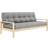 Karup Design Knob Sovesofa Clear Lacquered 746 Grey Sofa