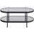 Nordform Li Black Matt Smoke Sofabord 50x95cm