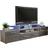 Charlotte 117 Blanco + Gris Brillante 194 x 38 x 39 cm Mueble de TV