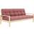 Karup Design Knob Sovesofa Clear Lacquered 516 Sorbet Pink Sofa