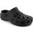 Men's New Mens/Gents Black Slip On Mule Clog Style Sandals With Back Strap