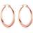 Jones Rose Gold Plated 25mm Hoop Earrings