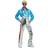 Fun Costumes ky Disco Men's Costume Blue Gray Red 3X