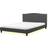 Beliani Eu Super King Bed Frame 6ft Vintage led Montpellier