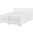 Beliani Modern Faux Divan Bed 5ft3 White